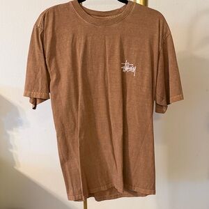 Stussy Tan Short Sleeve Tee